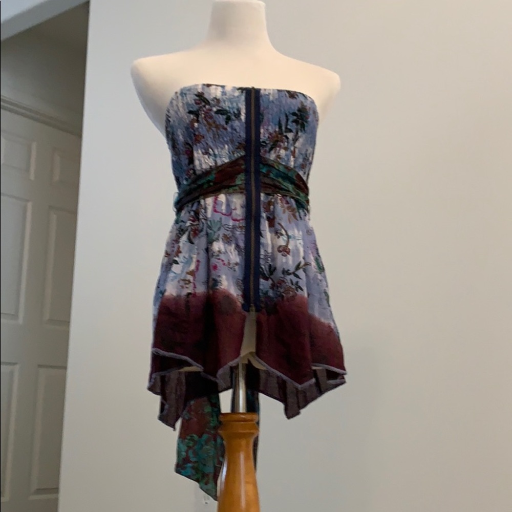 Free People scarf top. Size L. New with tags.